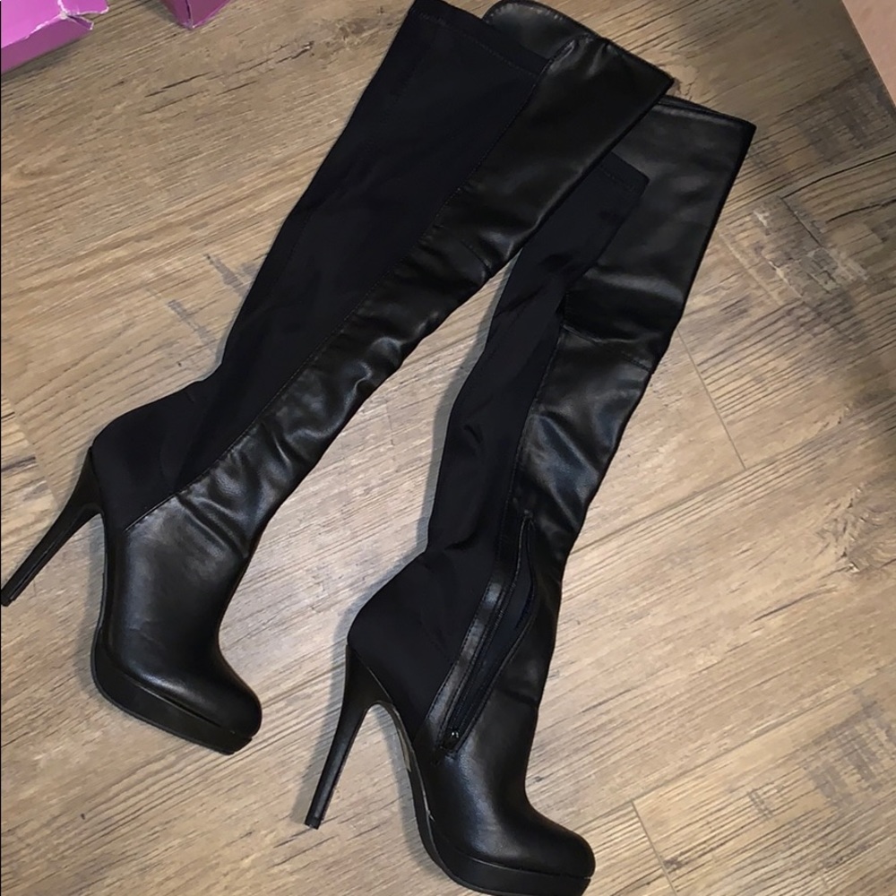Thigh high boots